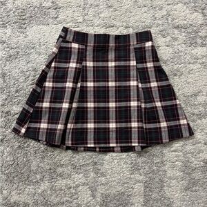 Copper Key Multicolor Plaid Skirt Woman Holiday Academia Skirt Small NWT